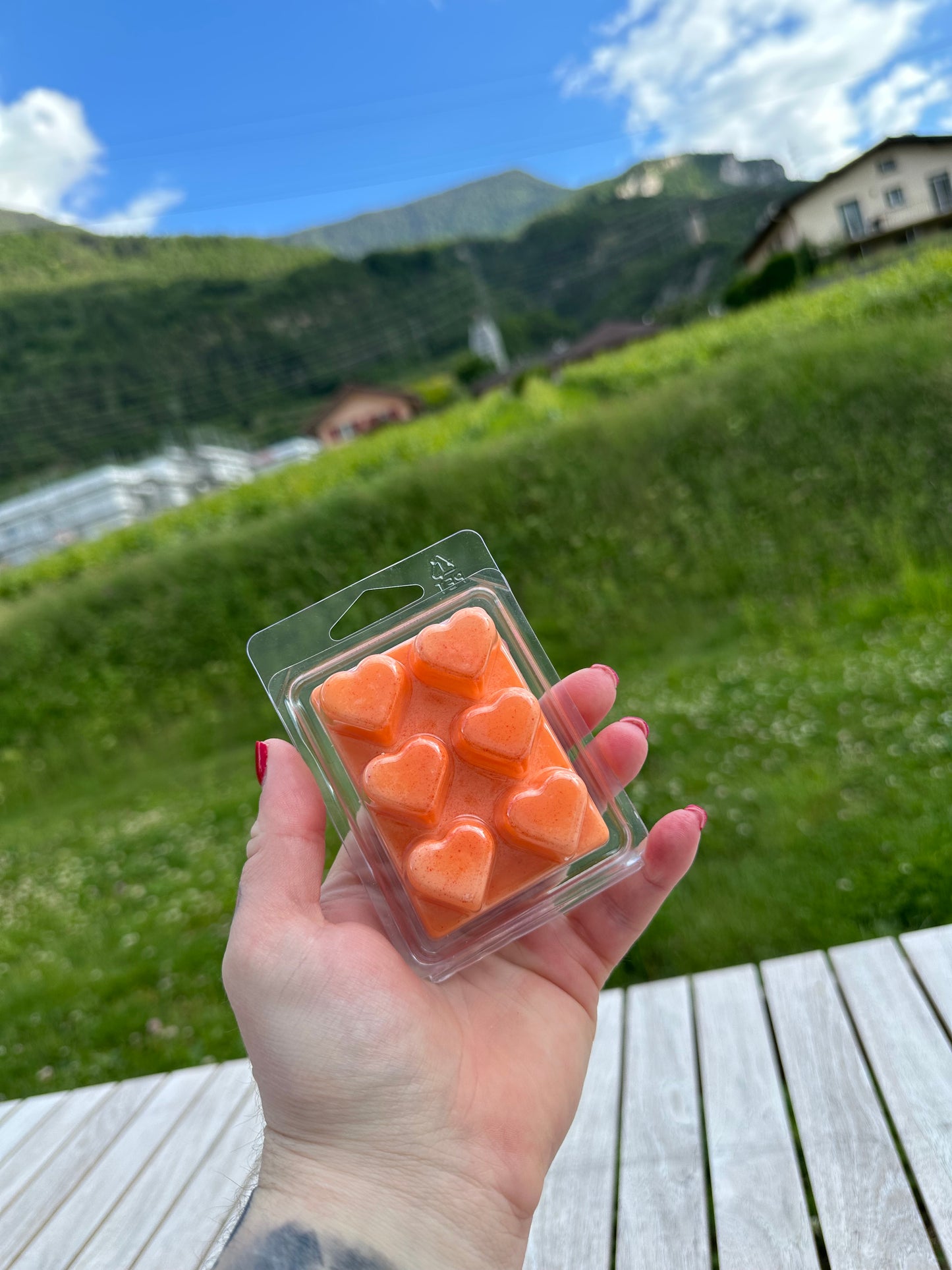 Fondants parfumés odeur Monoï pêche
