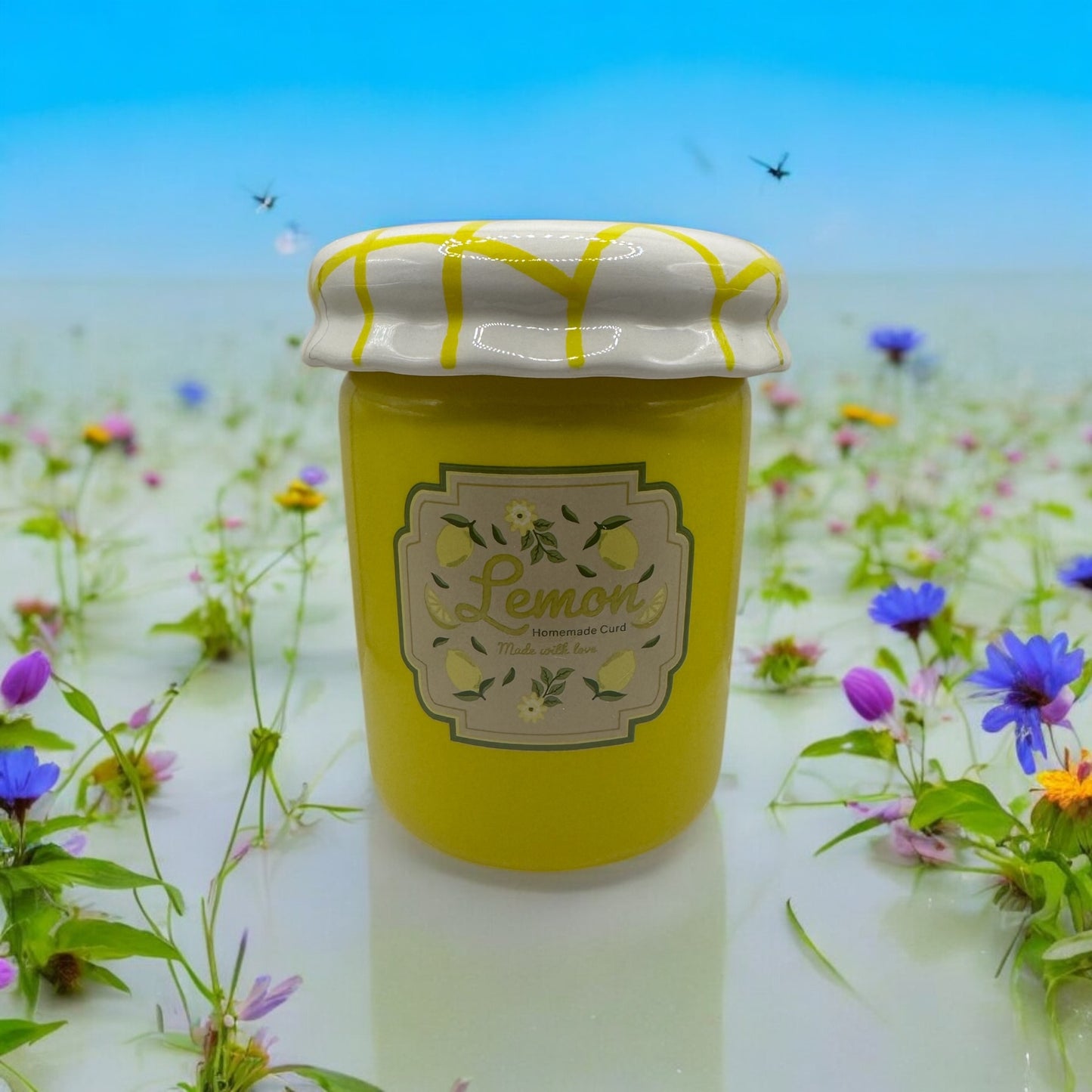 Brûleur Pot de caillé citron